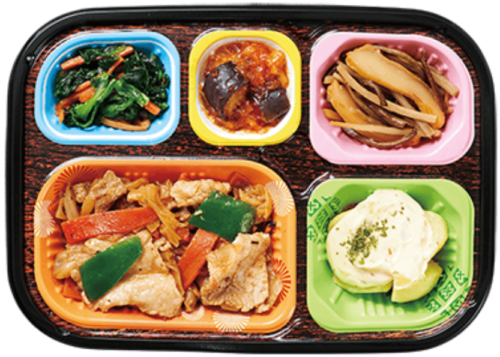 ワタミの宅食・5種のお惣菜セット(おまかせコース)