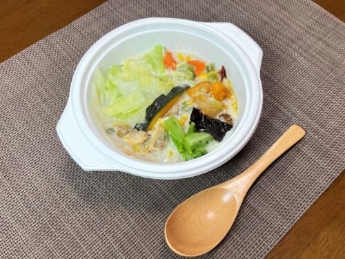 ウェルネスダイニング・野菜を楽しむスープ食・クラムチャウダー