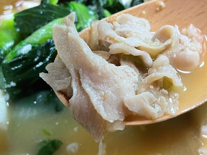 スープ食ヘルシー豚汁豆腐豚肉