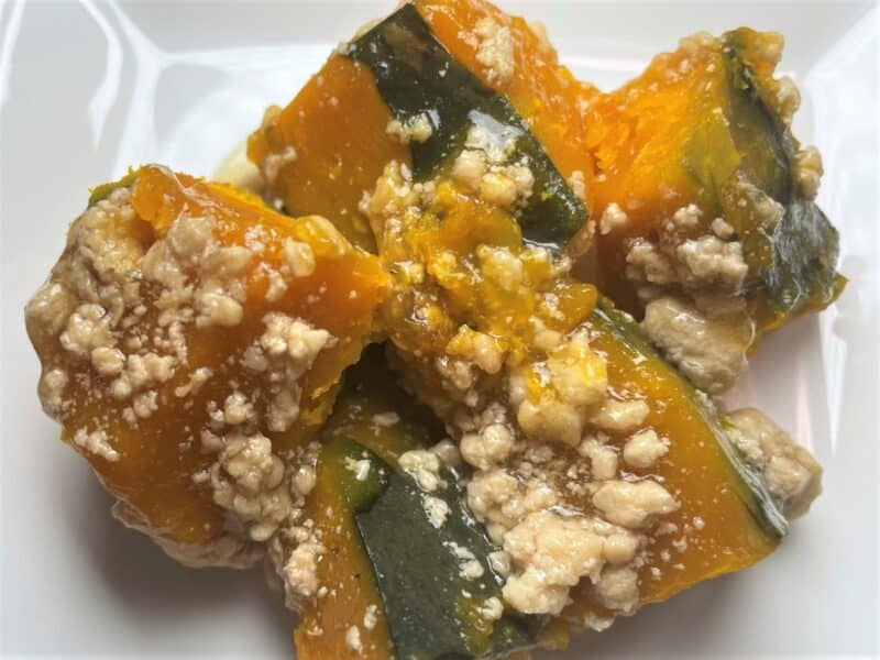 etsu南瓜のそぼろ餡かけ