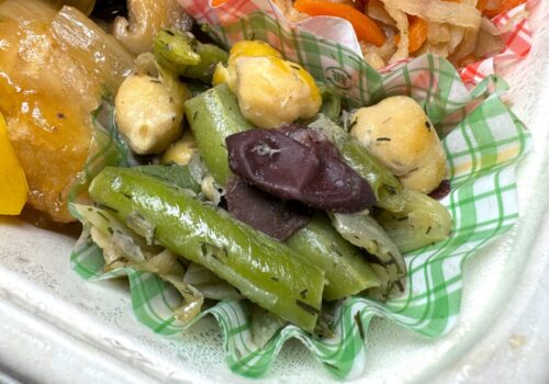 ブイクックデリお豆の温サラダ