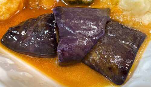 KITCHEN C&Dロコモコハンバーグの揚げ茄子