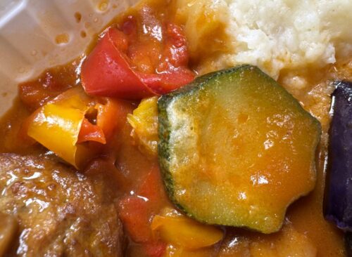 KITCHEN C&Dロコモコハンバーグのラタトゥイユ