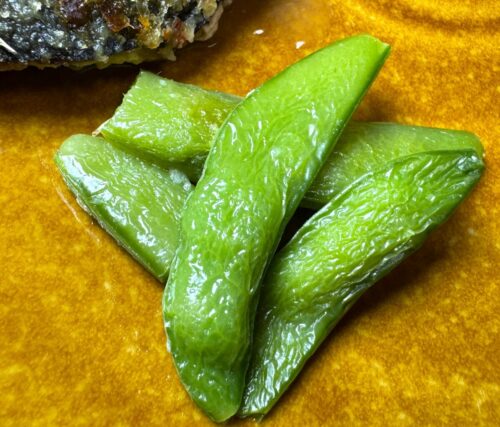 KITCHEN C&Dあじのグリルプレートのスナップえんどう